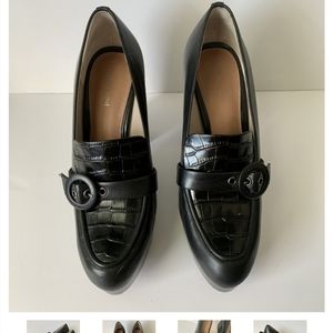 Gianni Bini Platform Loafers Black (LIKE NEW)